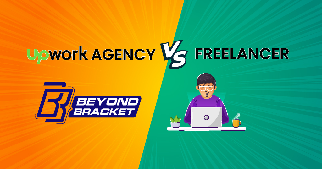 Why choose an upwork agency over a freelancer for web development?