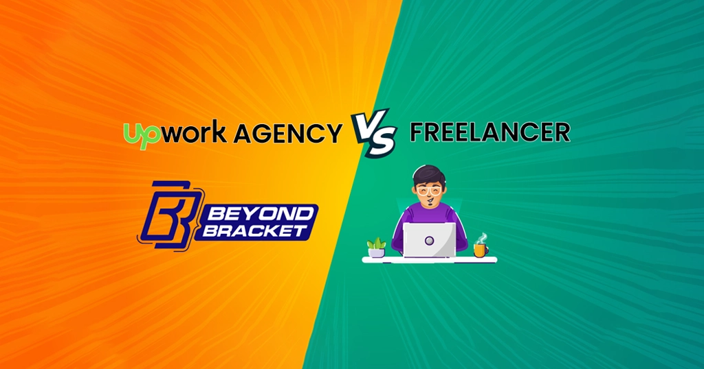 Why choose an upwork agency over a freelancer for web development?