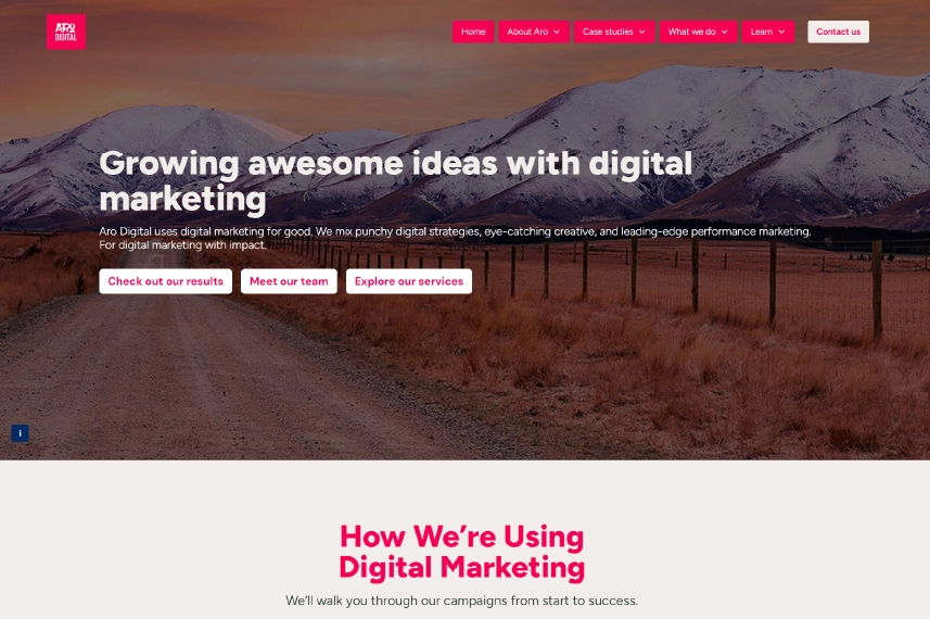 Aro Digital is a data-driven digital marketing agency based in Wellington