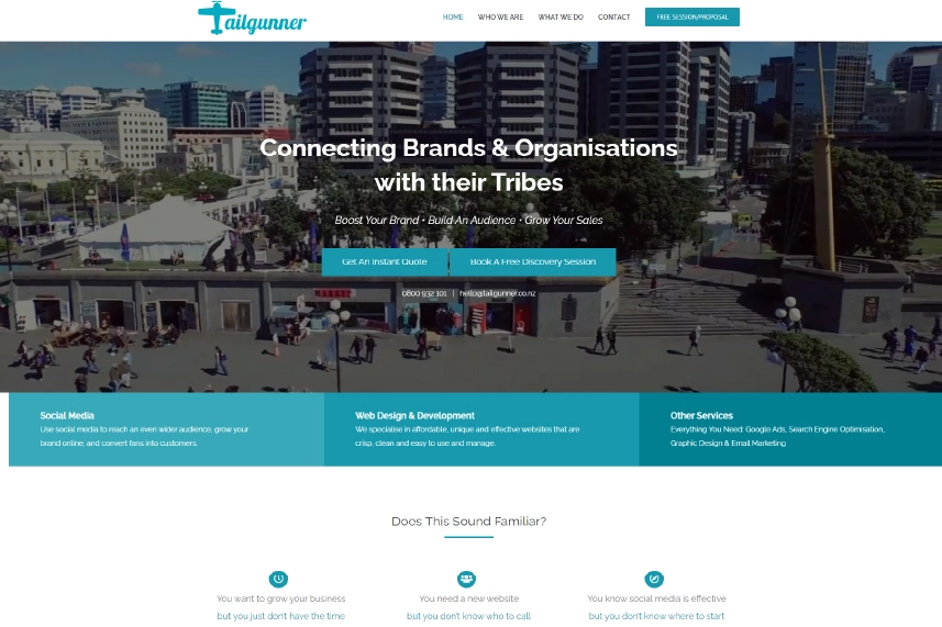 Tailgunner is a full-service digital marketing agency based in Wellington, New Zealand.