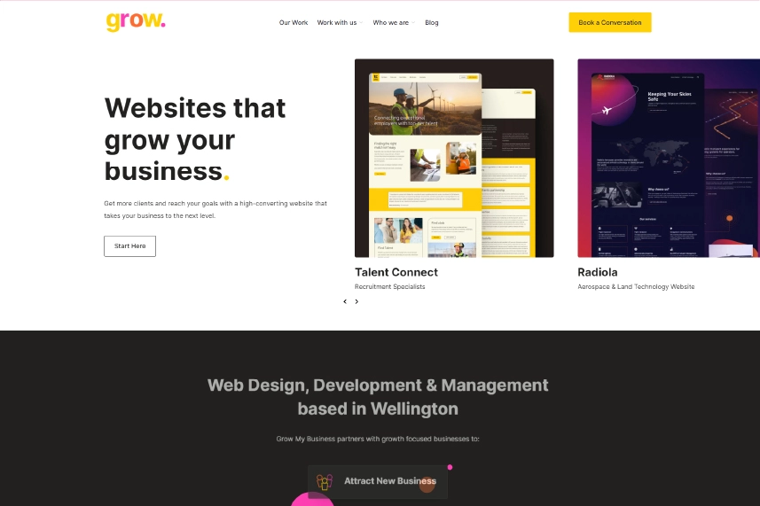 Grow My Business is a marketing agency based in Wellington