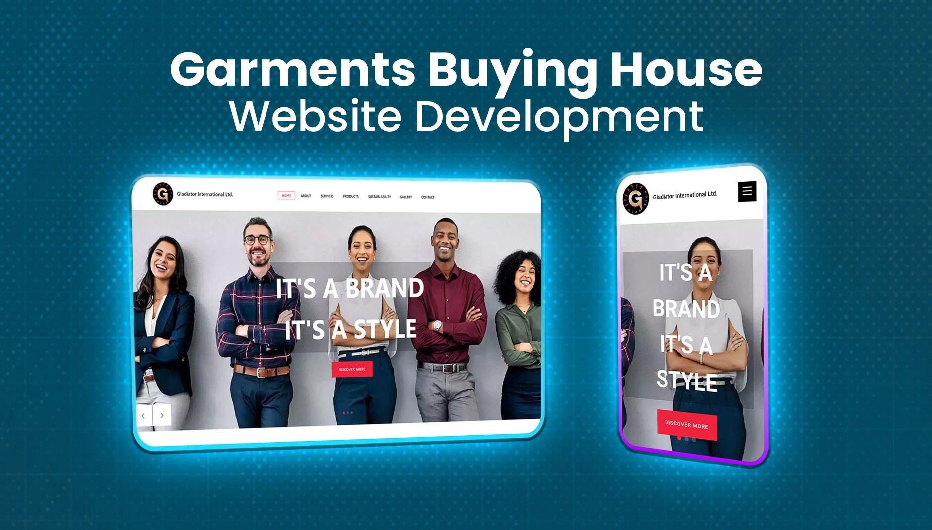 Garments Buying house Website Development