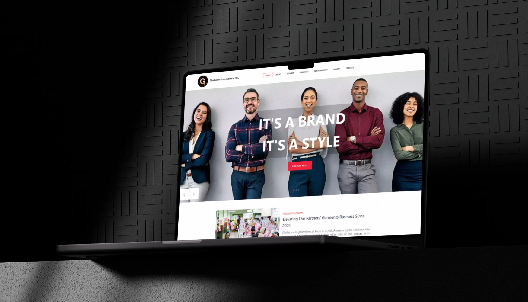 Garments Buying house Website Development