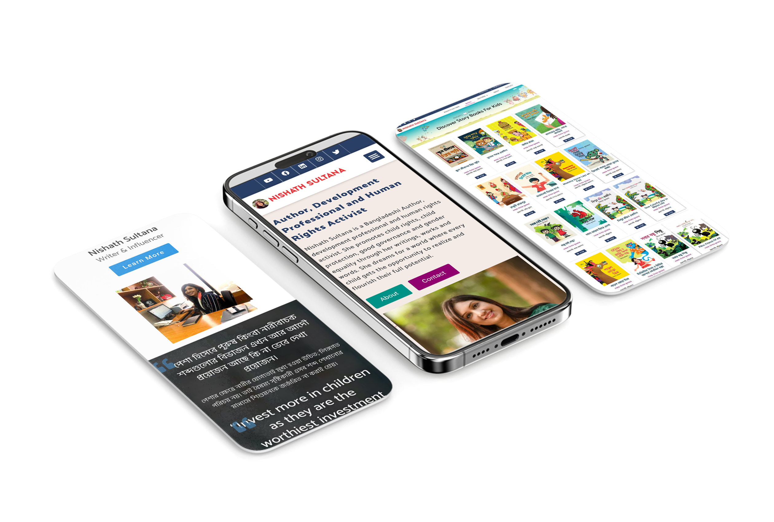 author website design